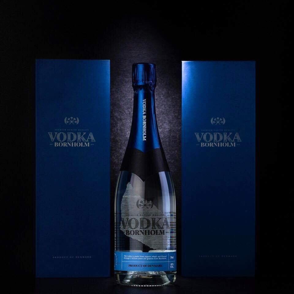 Vodka Bornholm i Gaveæske Vodka - Design Og Handelshuset