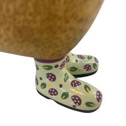 Dcuk Tr And 18 cm - med paddehat - Lilla - Kigger Til Hjre