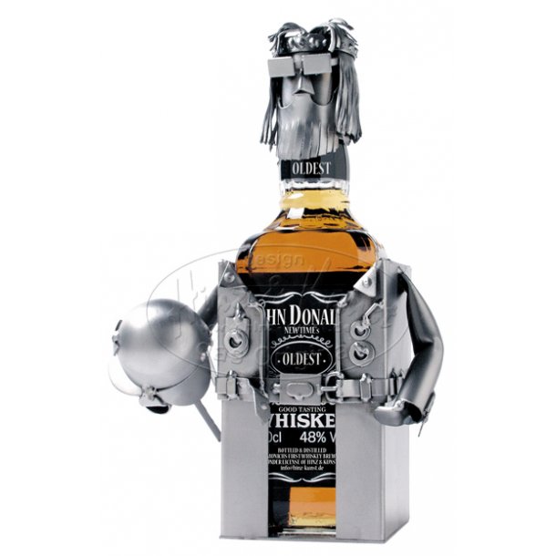 Metalfigur - Biker whisky flaskeholder