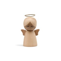 FableWood stor �ngel Agnes 12 cm i ek och l�nn