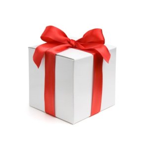 Metalfigur Mejerist i gavekurv med lkkerier 