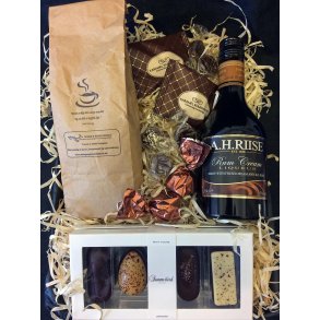 Gavepakke - Romlik�r og kaffe - 250,- kr.