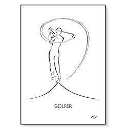 AeArt - Golfspiller