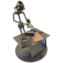 Metalfigur - Butiksassistent - Salgsassistent - Mand