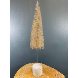 Juletr med cementfod - Hjde 40 cm