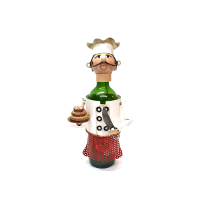 Metalfigur - Bager - Vinholder