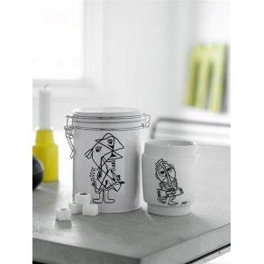 Termokop med kunst og tin d�se.