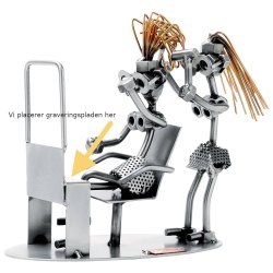 Gavekurv med metalfigur - Frisr - l og hygge