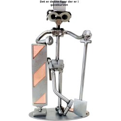 Gavekurv med metalfigur - Vejarbejder - Lkkerier
