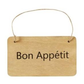 Skilt - Trskilt - Bon Apptit