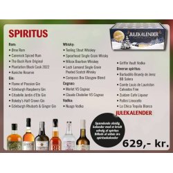 Spiritus Julekalender - 24 flasker