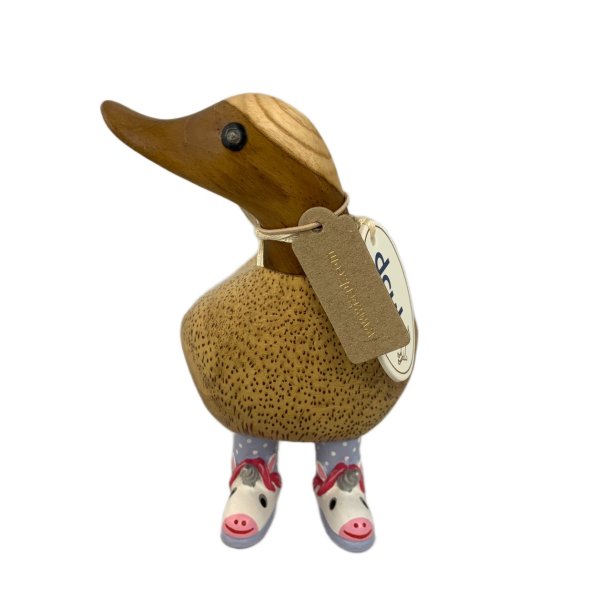 Dcuk tr�and 15 cm - Med Enhj�rning Gummist�vler - Kigger til venstre