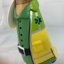Tr�and med paramediciner uniform