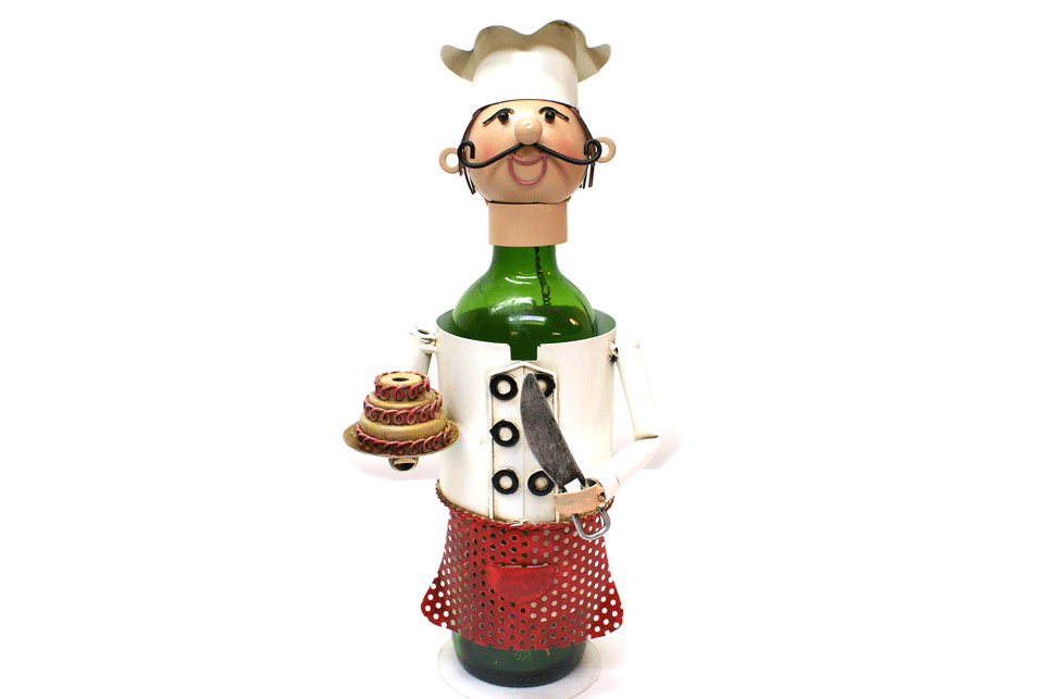 Metalfigur - Bager - Vinholder