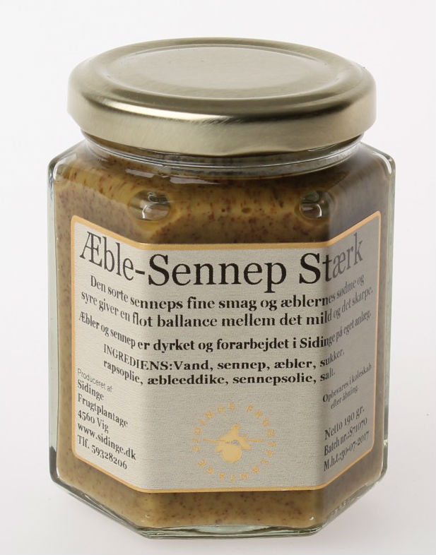 Sennep - Æble-sennep stærk.