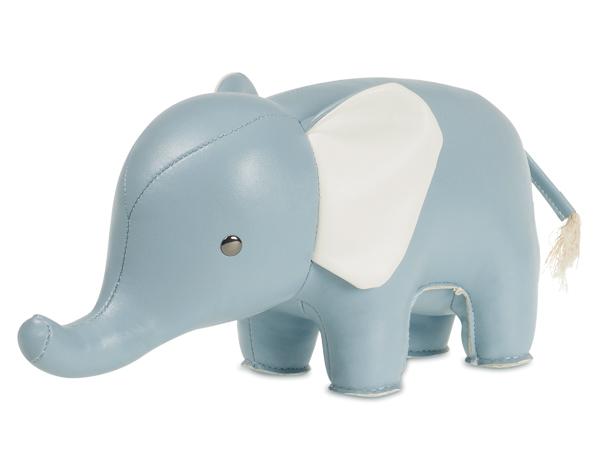 Züny Elefant - dusty blue - Dørstopper / Bogstøtte